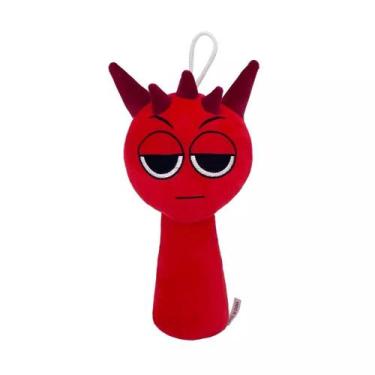 Imagem de 1 Peça De 20 Cm Sprunki Plush Plush Doll Rhythm Box-Vermelho - choice