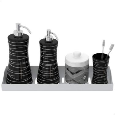 Imagem de Porta Shampoo De Parede Branco Suporte Com Adesivo 3m SF.DF - ShopFort