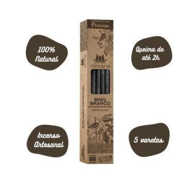 Imagem de Incenso Natural Nirvana Premium - Breu Branco