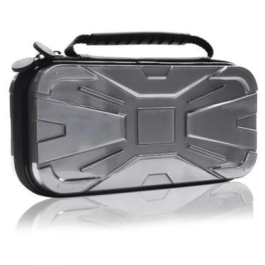Imagem de Hard Case Bolsa Estojo de Viagem e Proteção Rígida Para Nintendo Switch e Switch Oled Prata