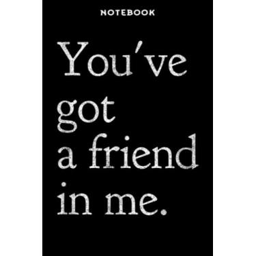 Imagem de Notebook Yōū vē Gōt ā Friēnd in Mē Friēndship Mēmē Bāck tō Schōōl: 6x9 inch, over 100 pages/Lined Journal,Homeschool,Book,Financial,Event,A Blank