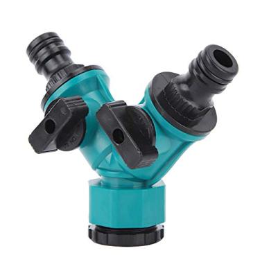 Imagem de Adaptador Doméstico y Shunt, Conector de Mangueira de Jardim, Interruptor de Válvula, Acessórios de Tubulação, Verde, 3/4 Polegadas, Conexão Fácil para Irrigação de Jardim