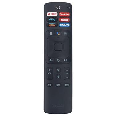 Imagem de PERFASCIN Controle remoto de voz de substituição ERF3A69S adequado para Smart TV Sharp Hisense Sub ERF3B69 ERF3B69S ERF3I69H LN-60N7000 LC-60N6200 LC-65N5200 LC-75N8003U LC-75Q7570U LC-65N5200