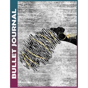 Imagem de Bullet Journal: Traditional African Horizontal Poster Invest few minutes daily to Physical, Mental and Emotional Health Planner, To do List Dot Grid ... & Business Appointments Notebook I Gif