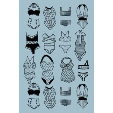 Imagem de Bademode: Notizbuch (120 Seiten, 15x23cm, gepunktet) Dotted Bullet Grid Tagebuch Journal