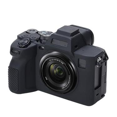 Imagem de PULUZ Capa de câmera digital de silicone macio para Sony A7 IV, preta