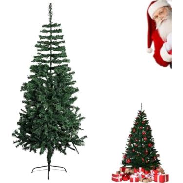 Imagem de Árvore de Natal Luxo 1,50m Base Ferro 380 Galhos Realista e Durável Decoração