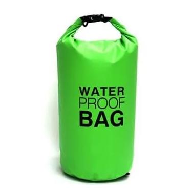Imagem de Bolsa Mochila Impermeável Saco Estanque 10 Litros Camping Bag (Verde)