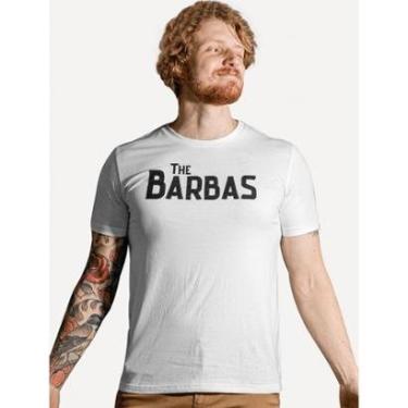 Imagem de Camiseta King & Joe Masculina Collab The Barbas Branca-Masculino