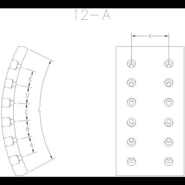 Imagem de Lona freio Chevrolet D-10 1984 a 1994 Fras-Le 2080-T