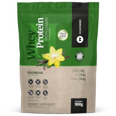 Imagem de Housewhey Whey Protein Hidroisolado e Isolado, Sabor Baunilha, 900g