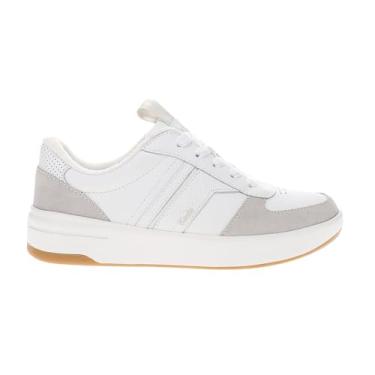 Imagem de Keds Tênis feminino The Court II, Couro branco/cinza/camurça, 35