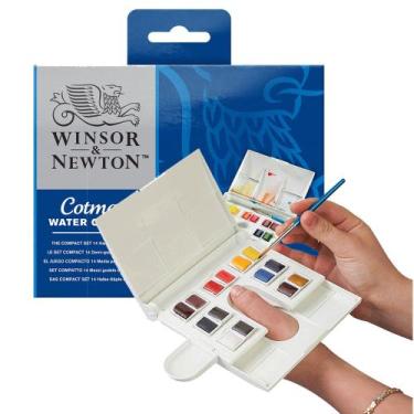 Imagem de Aquarela Cotman Compact Set 15 unidades Winsor & Newton - 0390083 