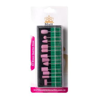 Imagem de Kit brocas quartzo rosa - WORLD QUEEN 