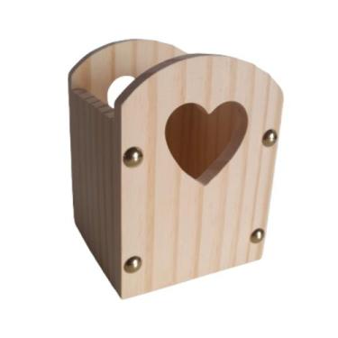 Imagem de Porta Talher madeira pinus - Ligna Decore