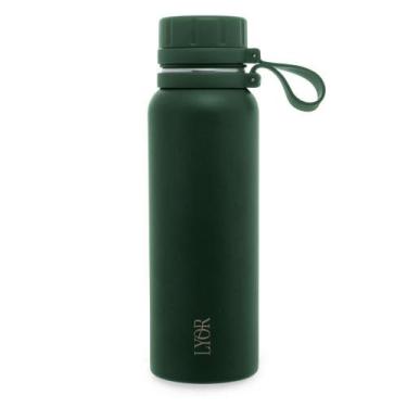 Imagem de Garrafa Térmica de Aço Inox Explorer Verde 650ml - Lyor
