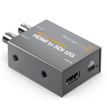 Imagem de Blackmagic Design Micro conversor HDMI para SDI 12G com fonte de alimentação