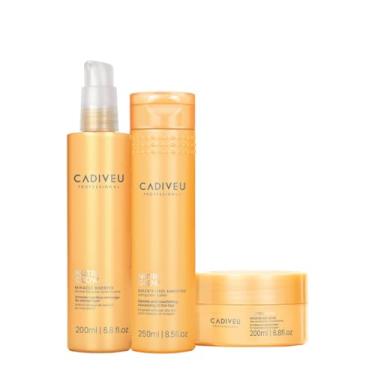 Imagem de Kit Cadiveu Professional Nutri Glow Booster Shampoo Máscara e Pré-Shampoo (3 produtos)