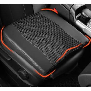 Imagem de Lofty Aim Almofada de assento de carro, almofadas de carro de espuma viscoelástica confortável para dirigir - alívio da dor ciática e dor lombar, travesseiro de assento de motorista para carro