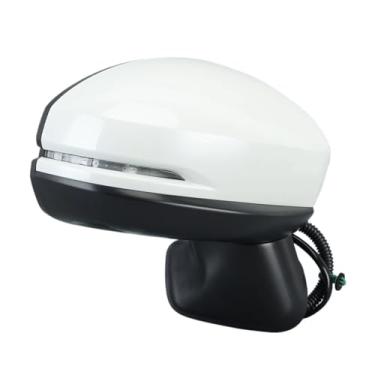 Imagem de Espelho lateral compatível com HONDA FIT JAZZ 2015 2016 2017-2019 MK4 gf gk Lâmpada de asa de porta de carro Conjunto de lente de espelho retrovisor dobrável manual(7PINS right)