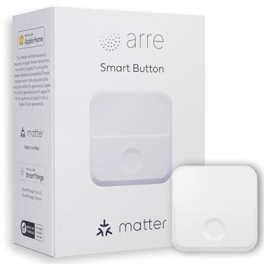 Imagem de arre Botão Inteligente Com Suporte A Matter & Thread, Controle Acessórios Para Casa Inteligente, Funciona Com Apple Home/Homekit E Samsung Smartthings