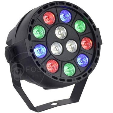 Imagem de Refletor Parled Rgbw 12 Leds Canhão Efeitos Dmx Strobo Show - ShowTech