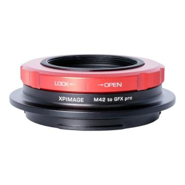 Imagem de XPIMAGE Anel adaptador de montagem de lente compatível com lente de rosca M42 para câmera Fujifilm GFX GFX50 GFX100