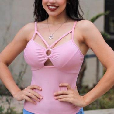 Imagem de Kit Com 12 Blusas Suplex Com Bojo Cores e Modelos Variados - TLT, Únic