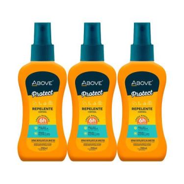 Imagem de Kit 3 Repelente De Insetos Above Adulto 200ml