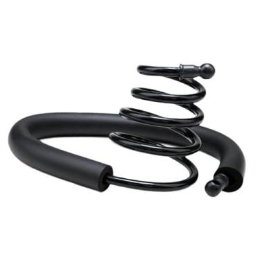 Imagem de Fenteer Pendurando o secador de cabelo de cachorro suspenso secador de suportes de suporte sem as mãos, simples de usar, suporte resistente à máquina de, Preto