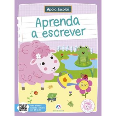 Imagem de Apoio Escolar - Aprenda a escrever: Ovelha Rosa na Escola