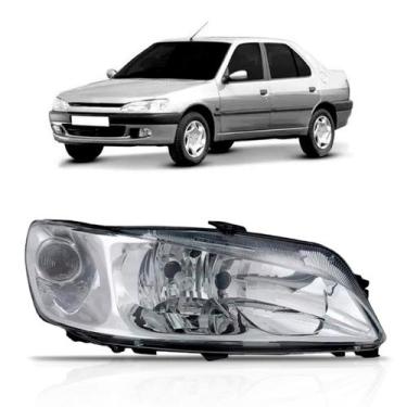 Imagem de Farol Peugeot 306 1999 A 2003 Foco Duplo - TYC, Direito