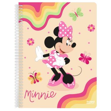 Imagem de Caderno Universitário 1 Matéria 80 Folhas Minnie - School Basics