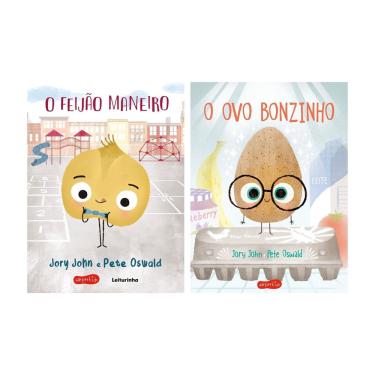 Imagem de Kit 2 Livros Infantis Jory John & Pete Oswald: O Feijão Maneiro + O Ovo Bonzinho