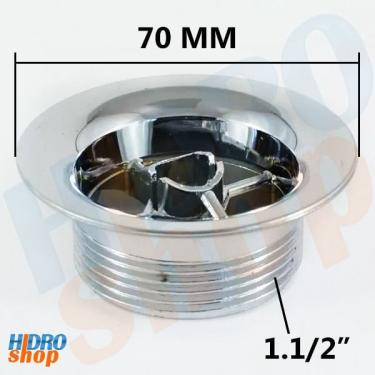 Imagem de Dreno para Banheira Jacuzzi Cromado 1.1/2 - DRE55