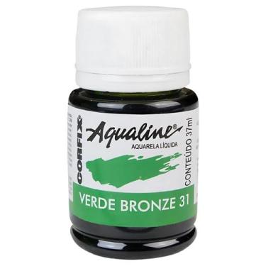 Imagem de Tinta Aquarela Liquida Aqualine 37ml 031 - Verde Bronze - CORFIX, 031 