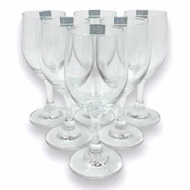 Imagem de Jogo 6 Taças de Vidro Cristal Luxo/Coleção/Vinho, Água, Drink, Champagne, Licor/Kit Conjunto (Essence Licor 130ml)