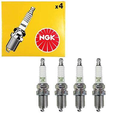 Imagem de Jogo Vela de Ignição NGK Fiat Bravo 1.6 16V 2012 em diante Idea Palio Punto 1.6 1.8 16v 2011 em diante Linea Strada 1.8 16V 201 em diante Siena 1.6 16V 2011 em diante Todos Motos Etorq Flex e GNV