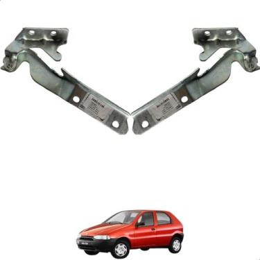Imagem de Par dobradica braco capo fiat palio 1996 1997 1998 a 2015 - RUFATO