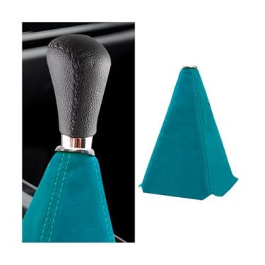 Imagem de BESULEN Capa de bota de câmbio de carro, capa de proteção contra poeira de botão de câmbio de couro, substituição manual/automática, polaina de freio de mão, capa de proteção contra poeira para carro