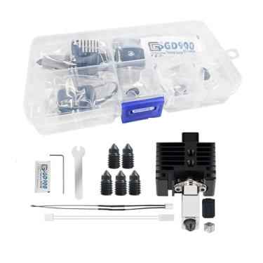 Imagem de XIFOWE Conjunto Hotend X1/X1C Com Bicos De Espera Compatíveis Com Impressoras 3D Bambu Lab X1, X1-C X1 Carbon, 5 Bicos De Aço Temperado (0,2, 0,4, 0,6, 0,8, 1,0 Mm) Com Ferramentas "Faça Você Mesmo