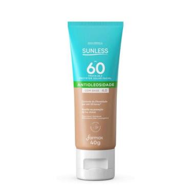 Imagem de Protetor Facial Fps 60 Antioleosidade 40g - Sunless - Farmax, Base 4.0