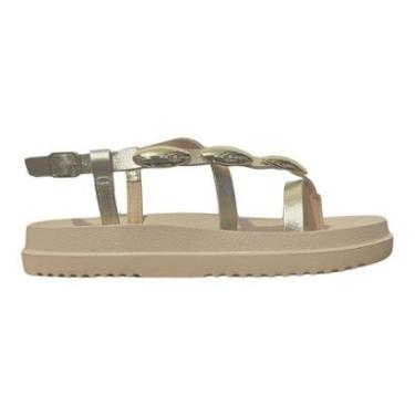 Imagem de Sandália Papete Feminino Dakota Y7835 Dourado-Feminino