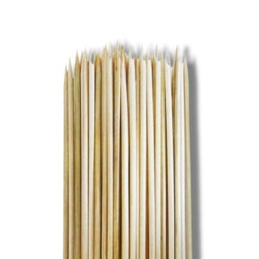 Imagem de Espeto de Bambu 18cm Kit 1000 Unidades Churrasco Petisco Festa Descartável