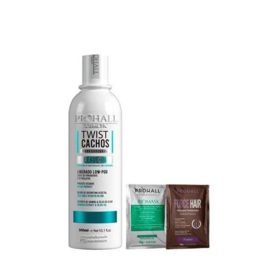 Imagem de Leave in Low Poo Cabelos Cacheados Twist Curls Prohall 