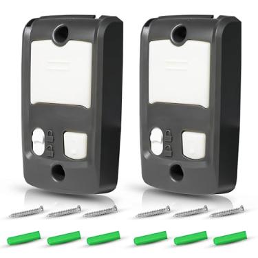 Imagem de 2 x 39165R GBWCSL2-BX para abridor de porta de garagem Genie Suporte de parede Série II para console de parede de porta suspensa, substitui 37351R GBWC2-BX GPWC-2WLB para porta de garagem de
