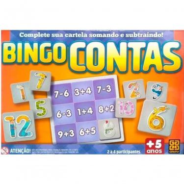 Imagem de Jogo Infantil - Bingo Contas - Grow -