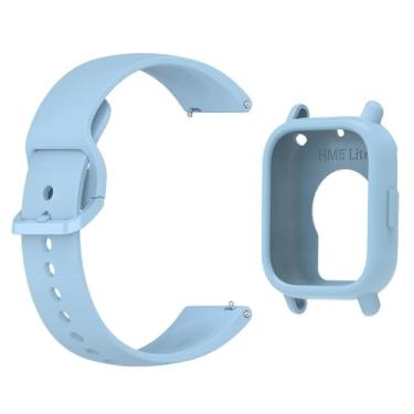 Imagem de Pulseira de Silicone + Capa para Redmi Watch 5 Lite (D)