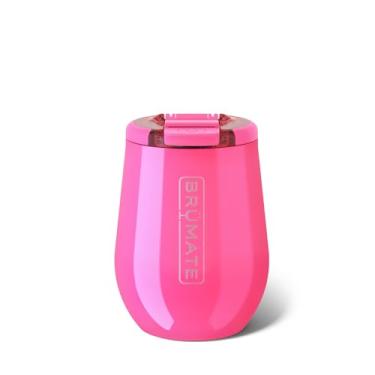 Imagem de BrüMate Copo Térmico Para Vinho Uncork'D 100% À Prova De Vazamentos 14 Oz Com Tampa - Vidro Aço Inoxidável A Vácuo Perfeito Viagens E Atividades Ao Ar Livre (Rosa Neon)