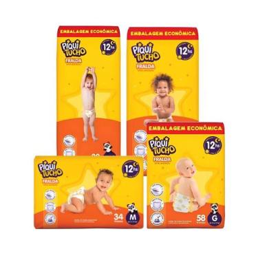 Imagem de Fralda Descartável Piquitucho Hiper - Todos Os Tamanhos, G